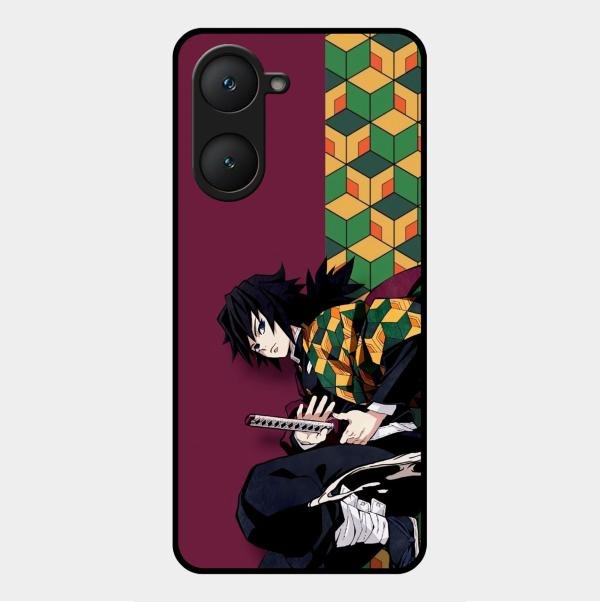 Water Soul Glass Case Cover For Vivo Y28E 5G