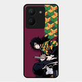 Water Soul Glass Case Cover For Vivo Y36