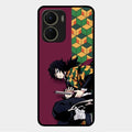 Water Soul Glass Case Cover For Vivo Y56 5G