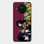 Water Soul Glass Case Cover For Xiaomi Mi 10I 5G