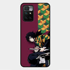 Water Soul Glass Case Cover For Xiaomi Redmi 10 Prime 2022