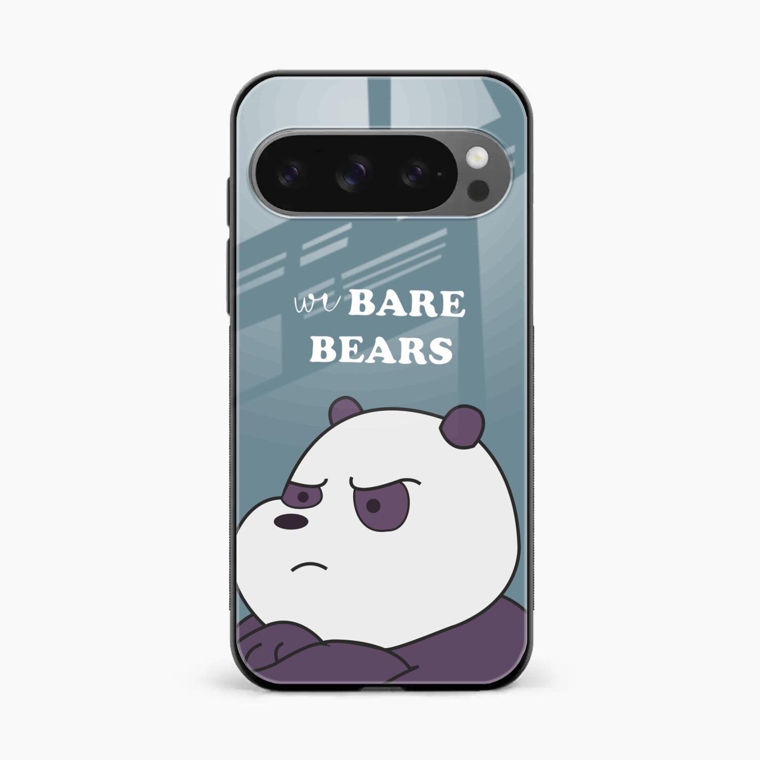 We Bare Bears Blue Glossy Metal Case Cover For Google Pixel 10 Pro XL