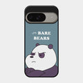 We Bare Bears Blue Glossy Metal Case Cover For Google Pixel 9 5G