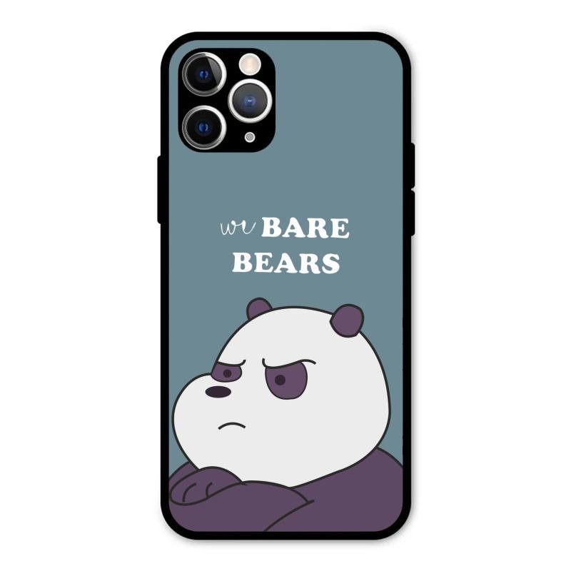 We Bare Bears Blue Glossy Metal Case Cover For iPhone 11 Pro