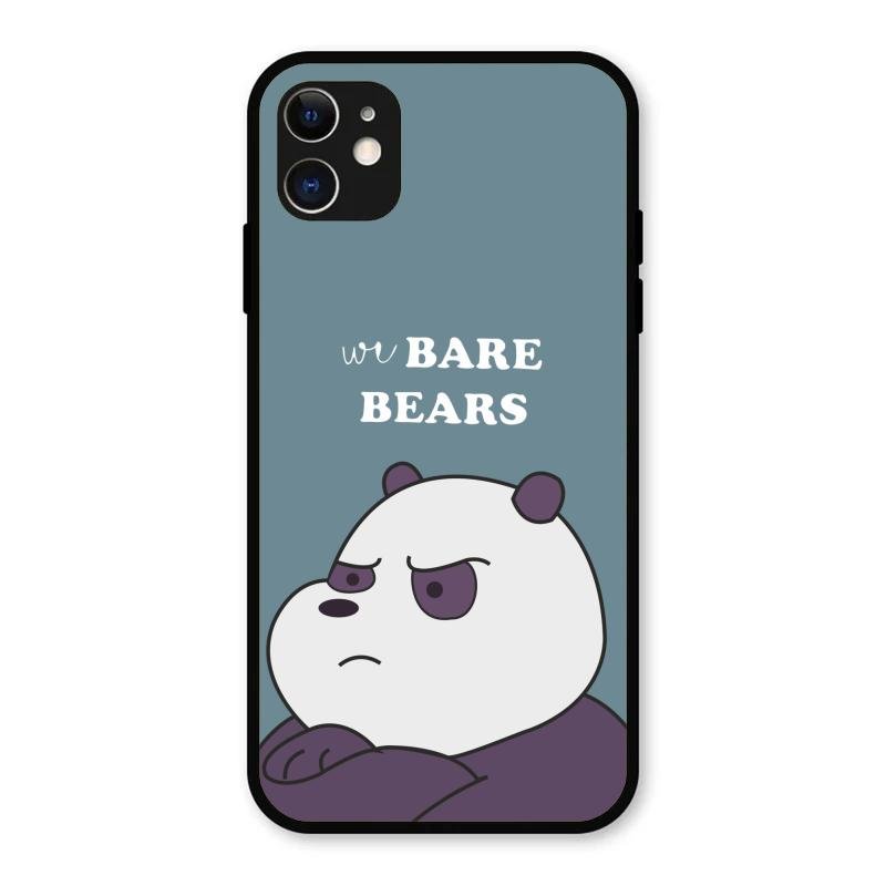 We Bare Bears Blue Glossy Metal Case Cover For iPhone 11