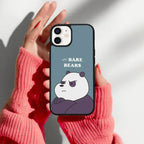 We Bare Bears Blue Glossy Metal Case Cover For iPhone - ShopOnCliQ