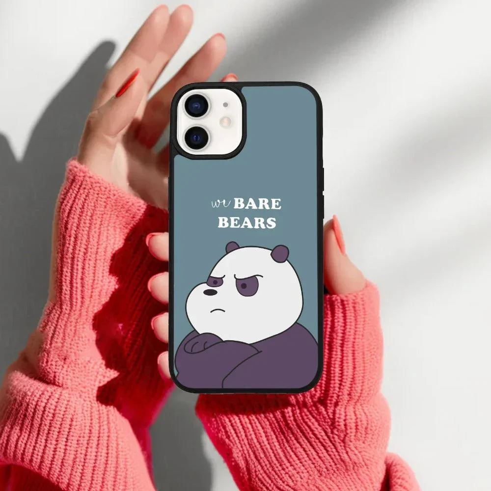 We Bare Bears Blue Glossy Metal Case Cover For iPhone - ShopOnCliQ