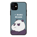 We Bare Bears Blue Glossy Metal Case Cover For iPhone 12 mini