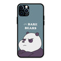 We Bare Bears Blue Glossy Metal Case Cover For iPhone 12 Pro