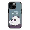 We Bare Bears Blue Glossy Metal Case Cover For iPhone 13 Pro Max