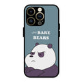 We Bare Bears Blue Glossy Metal Case Cover For iPhone 14 Pro Max