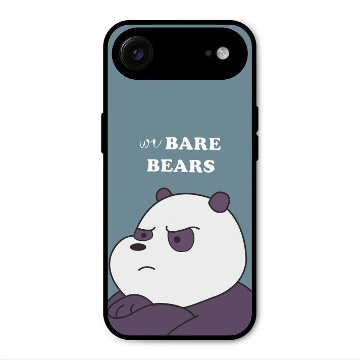 We Bare Bears Blue Glossy Metal Case Cover For iPhone Air
