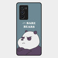 We Bare Bears Blue Glossy Metal Case Cover For Iqoo 9 Se 5G