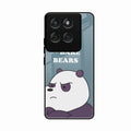 We Bare Bears Blue Glossy Metal Case Cover For Motorola Edge 60 Pro 5G