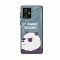 We Bare Bears Blue Glossy Metal Case Cover For Motorola G54 5G
