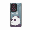 We Bare Bears Blue Glossy Metal Case Cover For Motorola G96 5G