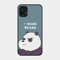 We Bare Bears Blue Glossy Metal Case Cover For Nothing Phone 1
