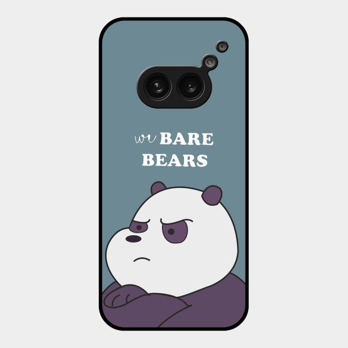 We Bare Bears Blue Glossy Metal Case Cover For Nothing Phone 2A 5G