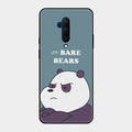 We Bare Bears Blue Glossy Metal Case Cover For Oneplus 7T Pro