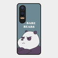 We Bare Bears Blue Glossy Metal Case Cover For Oneplus Nord Ce 4 Lite 5G