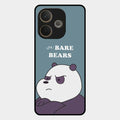 We Bare Bears Blue Glossy Metal Case Cover For Oppo A5 Pro 5G
