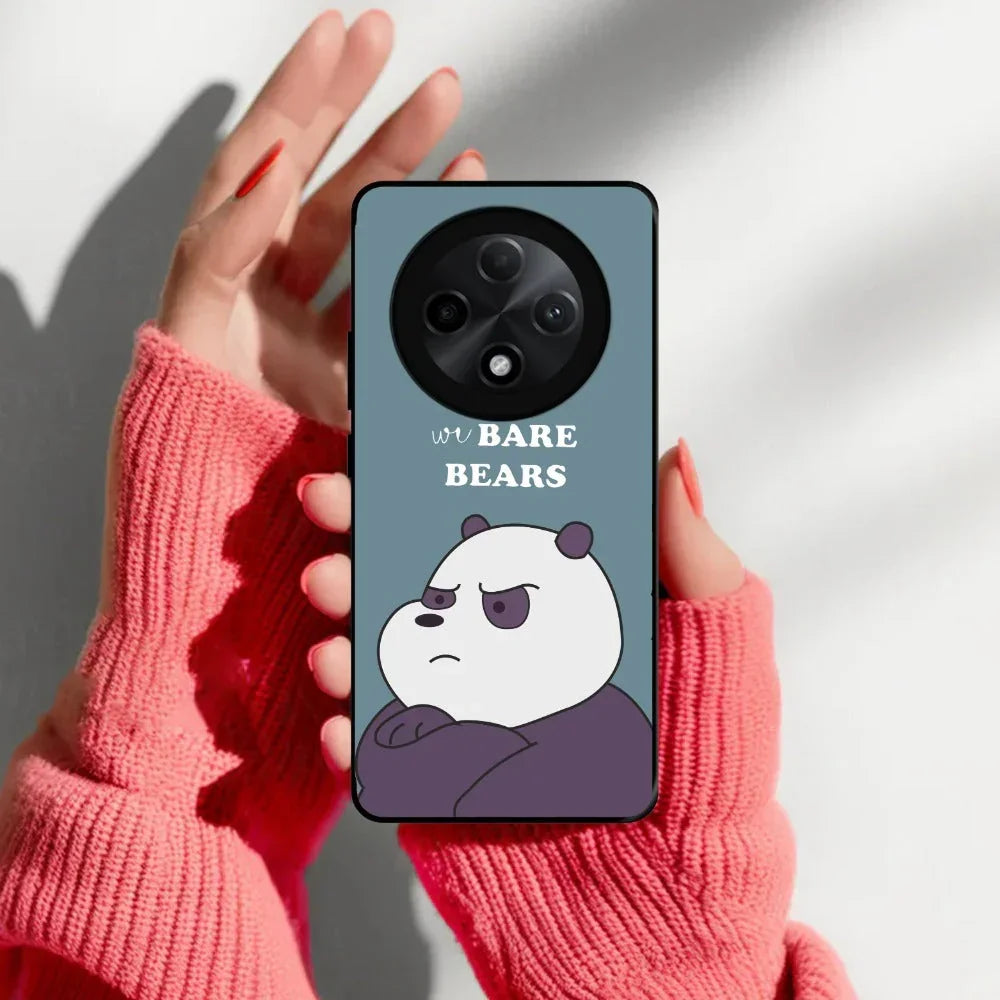 We Bare Bears Blue Glossy Metal Case Cover For Oppo - ShopOnCliQ