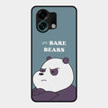 We Bare Bears Blue Glossy Metal Case Cover For Oppo K13 Turbo 5G