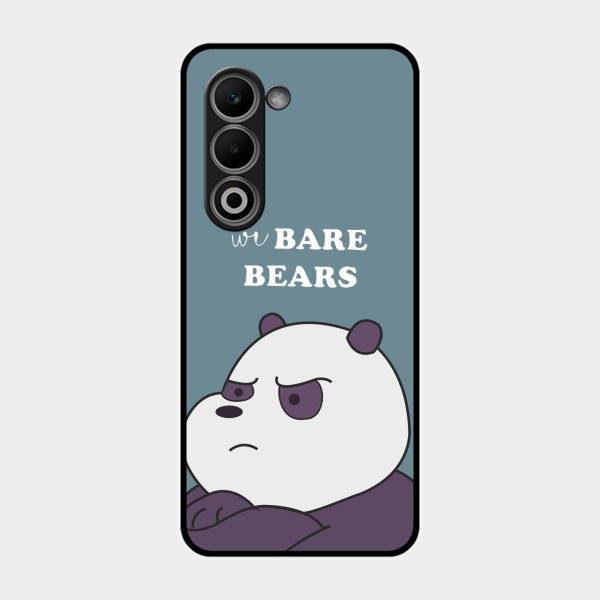 We Bare Bears Blue Glossy Metal Case Cover For Oppo K13X 5G