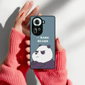 We Bare Bears Blue Glossy Metal Case Cover For Oppo - ShopOnCliQ