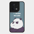 We Bare Bears Blue Glossy Metal Case Cover For Oppo Reno 8 5G