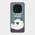 We Bare Bears Blue Glossy Metal Case Cover For Poco X7 5G