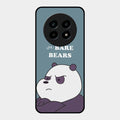 We Bare Bears Blue Glossy Metal Case Cover For Realme 13 Pro 5G