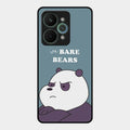 We Bare Bears Blue Glossy Metal Case Cover For Realme 15 Pro 5G