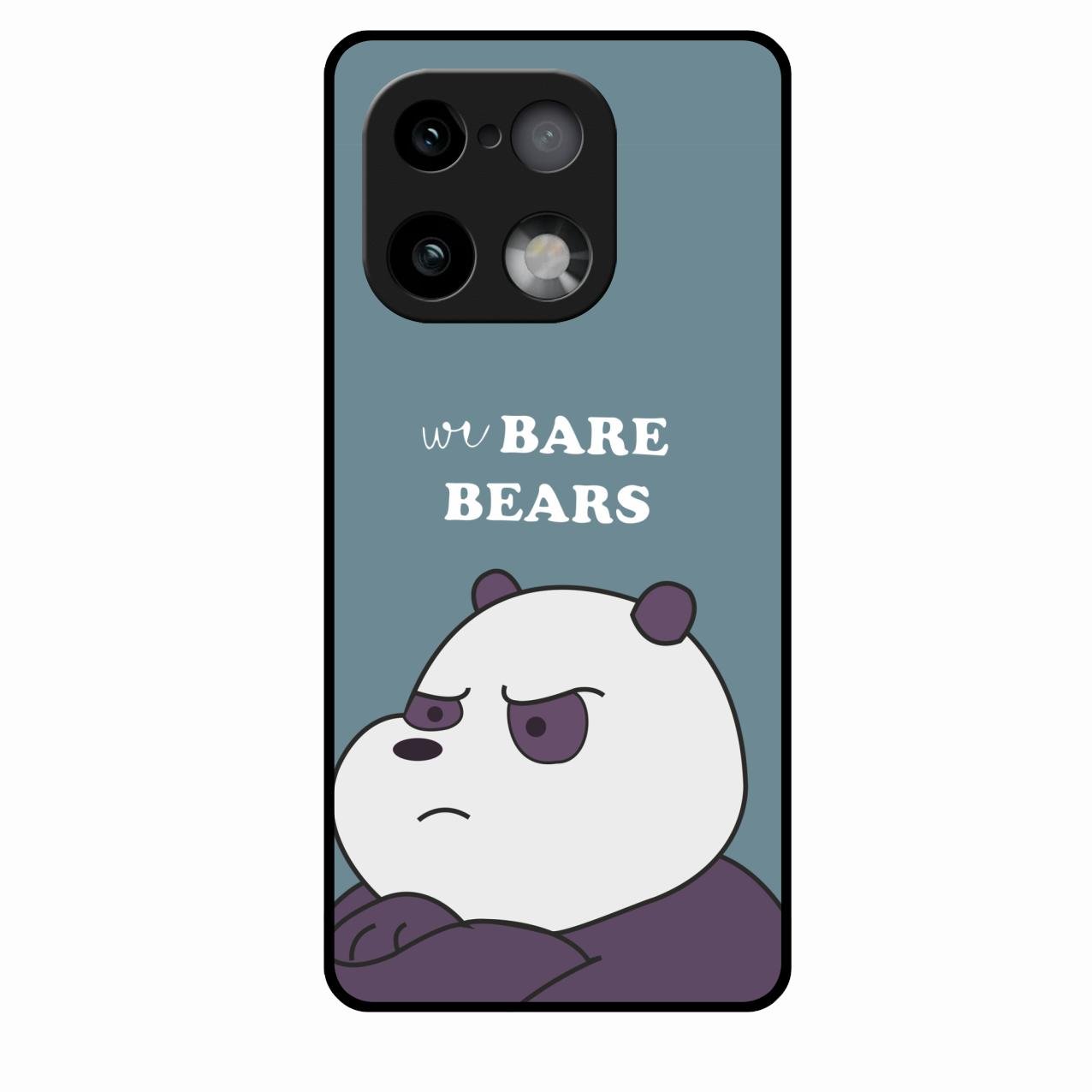 We Bare Bears Blue Glossy Metal Case Cover For Realme 16 Pro Plus 5G