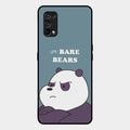 We Bare Bears Blue Glossy Metal Case Cover For Realme 7 Pro