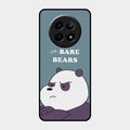 We Bare Bears Blue Glossy Metal Case Cover For Realme C65 5G