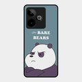 We Bare Bears Blue Glossy Metal Case Cover For Realme Gt 7 5G