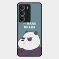 We Bare Bears Blue Glossy Metal Case Cover For Realme P3 Lite 5G