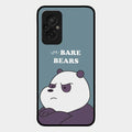 We Bare Bears Blue Glossy Metal Case Cover For Redmi 11 Prime 4G