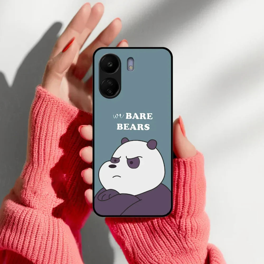 We Bare Bears Blue Glossy Metal Case Cover For Redmi - ShopOnCliQ