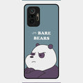 We Bare Bears Blue Glossy Metal Case Cover For Redmi Note 10 Pro