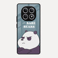 We Bare Bears Blue Glossy Metal Case Cover For Redmi Note 15 5G