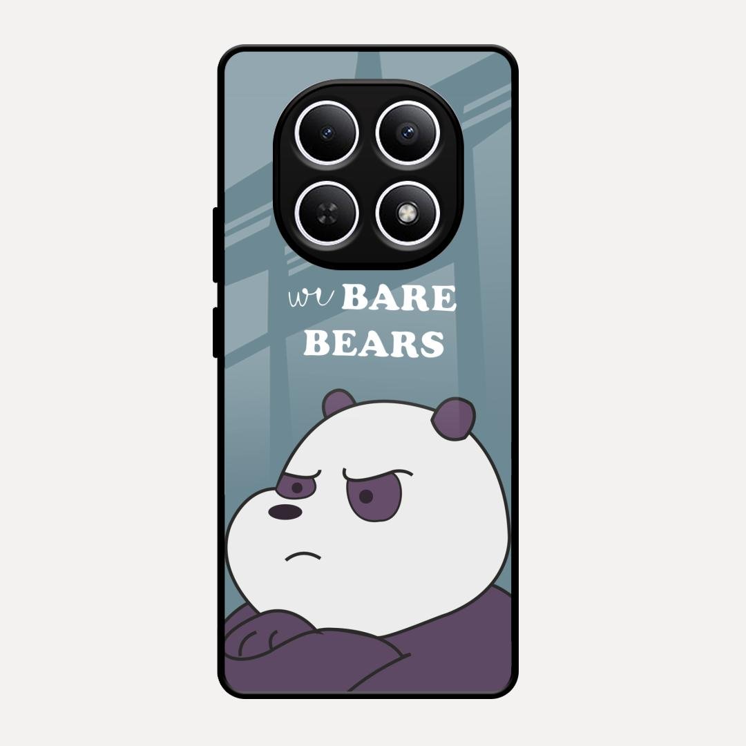 We Bare Bears Blue Glossy Metal Case Cover For Redmi Note 15 5G