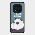 We Bare Bears Blue Glossy Metal Case Cover For Redmi Note 15 Pro Plus 5G