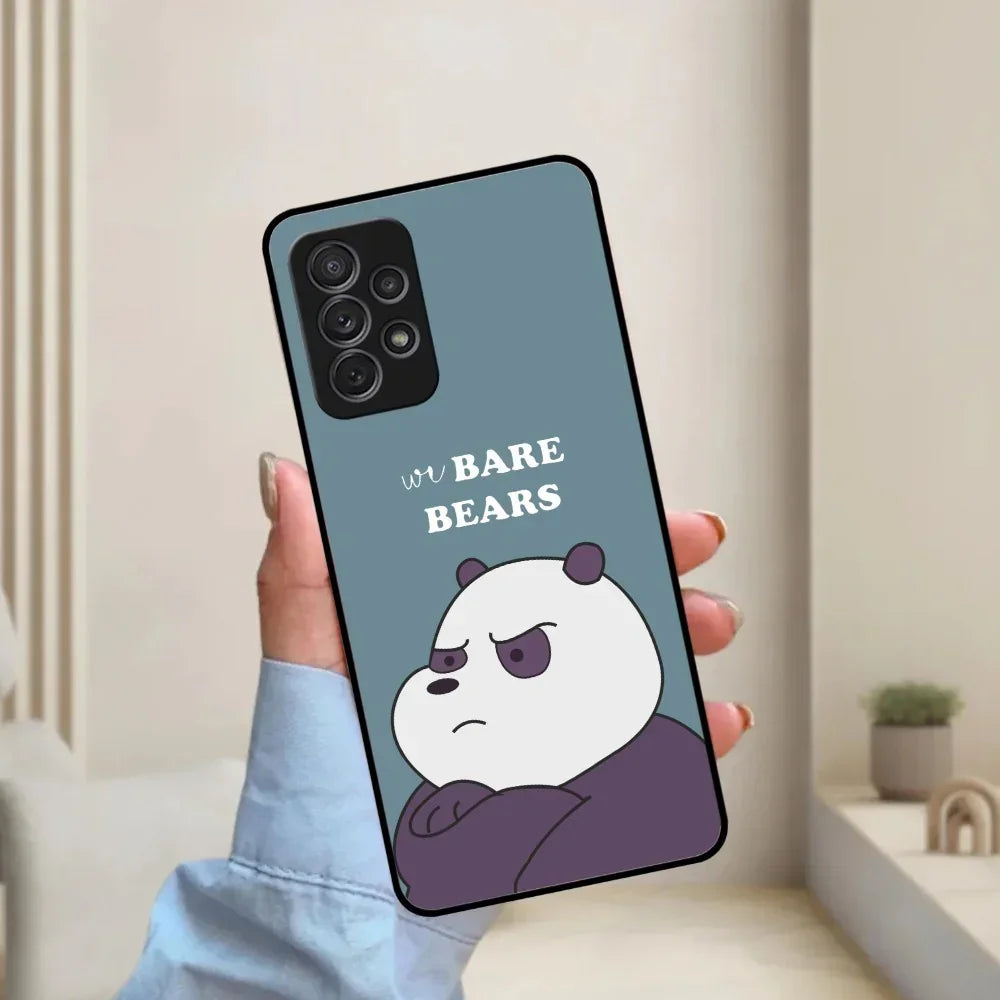 We Bare Bears Blue Glossy Metal Case Cover For Samsung - ShopOnCliQ