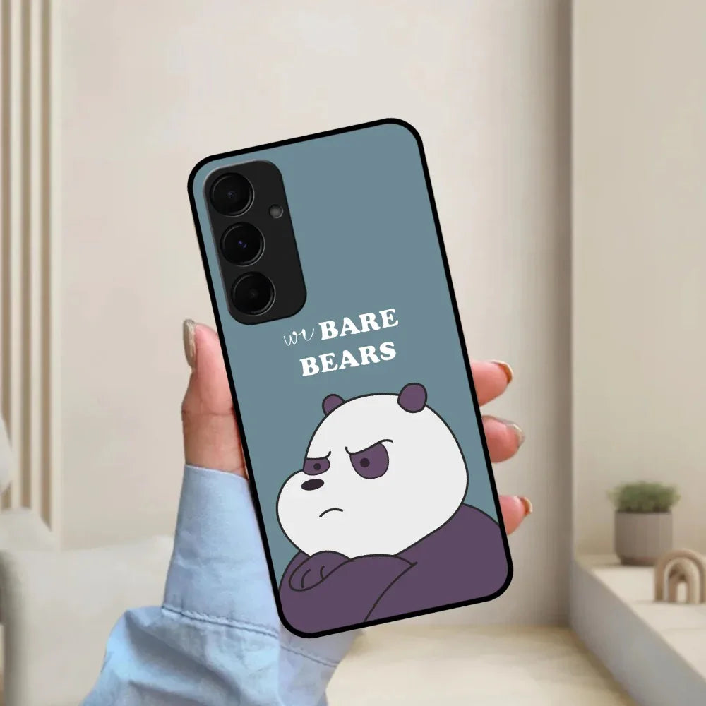 We Bare Bears Blue Glossy Metal Case Cover For Samsung - ShopOnCliQ