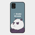 We Bare Bears Blue Glossy Metal Case Cover For Samsung Galaxy F14 5G