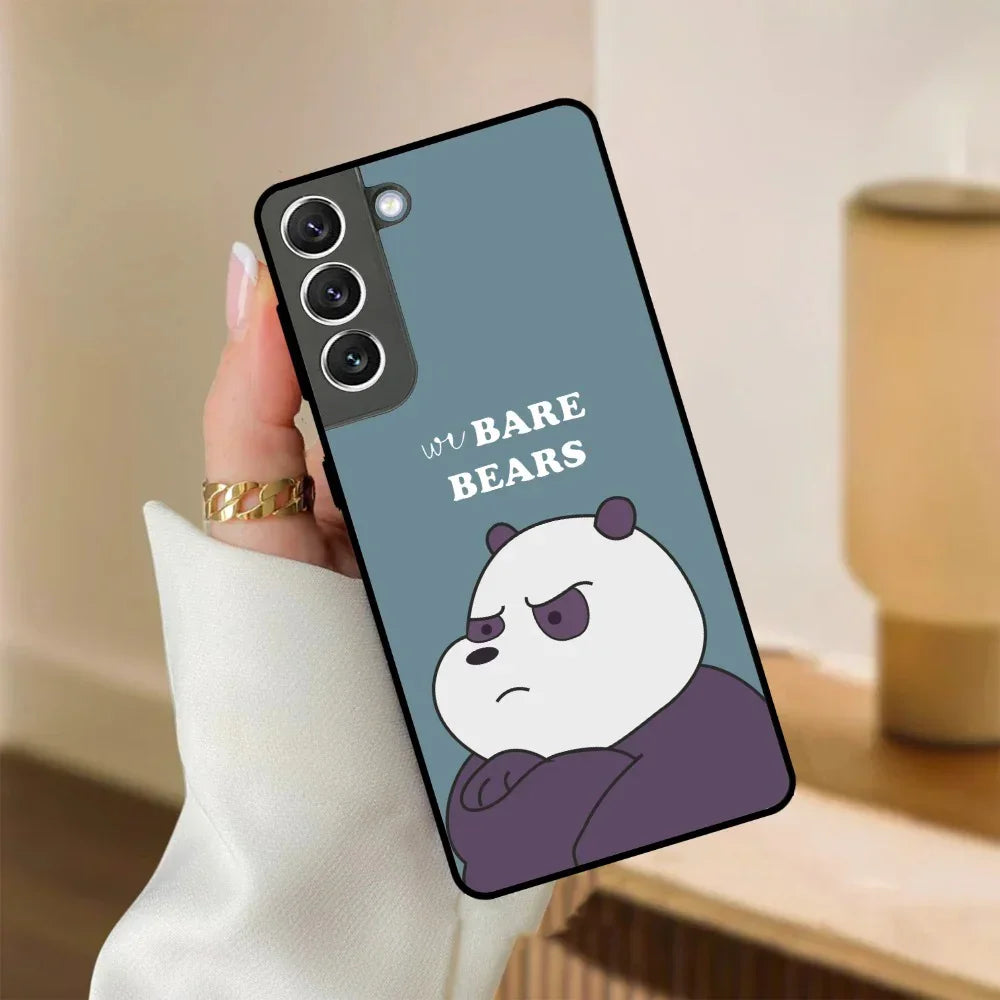 We Bare Bears Blue Glossy Metal Case Cover For Samsung - ShopOnCliQ