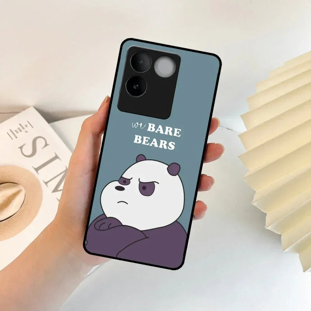 We Bare Bears Blue Glossy Metal Case Cover For Vivo - ShopOnCliQ