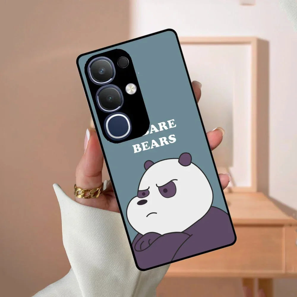 We Bare Bears Blue Glossy Metal Case Cover For Vivo - ShopOnCliQ